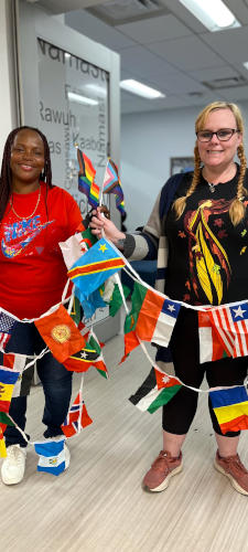 Students celebrating culture